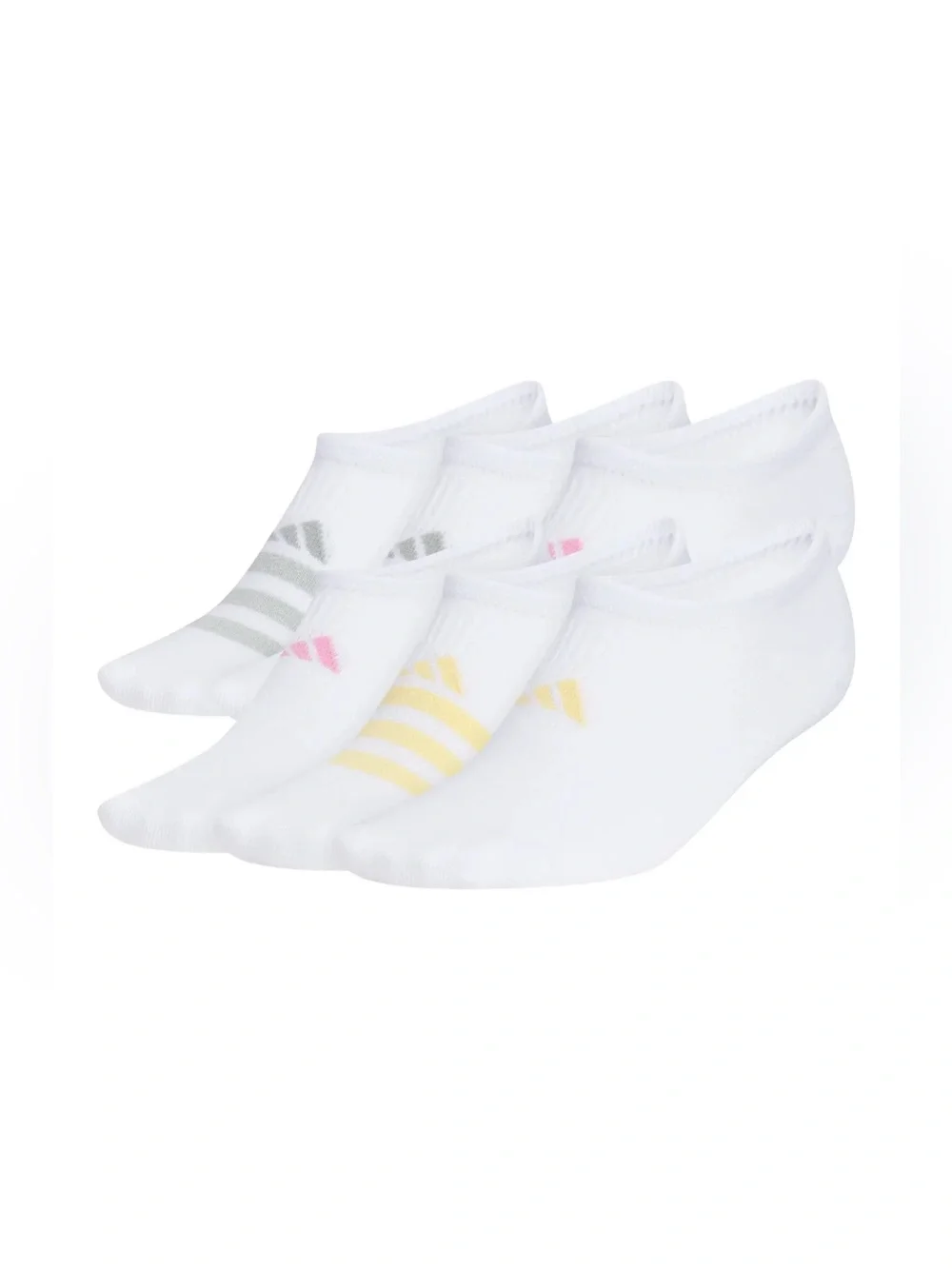 NWOT! Adidas Superlite 3.0 6-Pack No-Show Socks Size Medium (5-10)